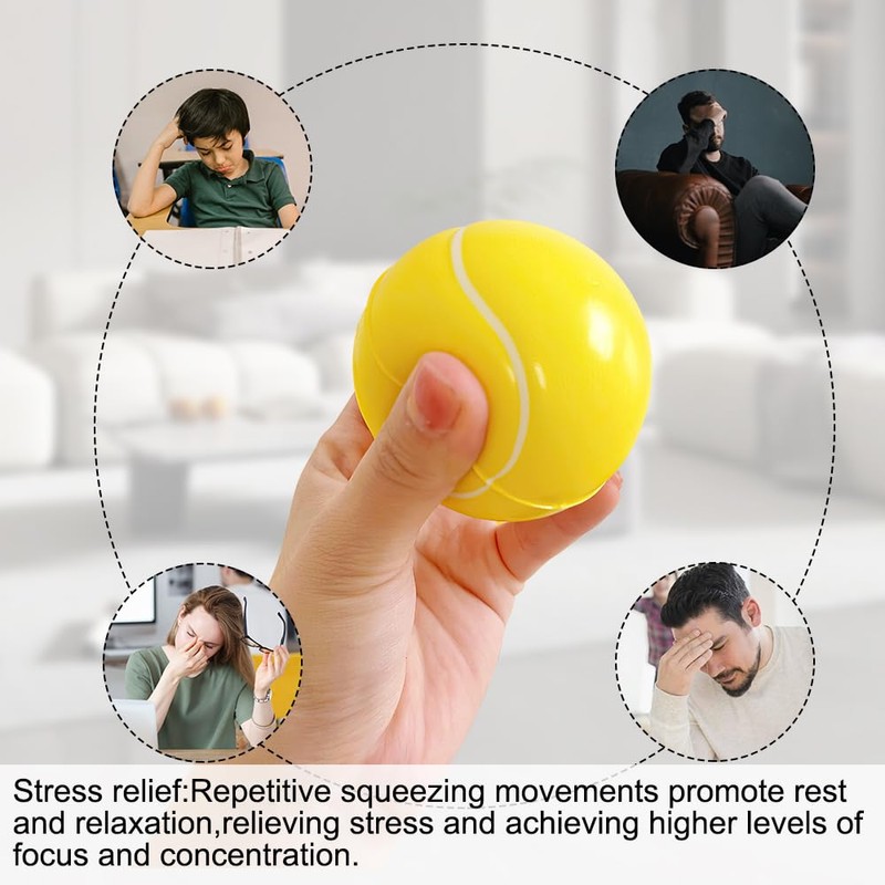 Lotvic Foam Balls, 12 Pcs Soft Sponge Balls, Mini High