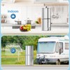 Aqua Crest Gravity Water Filter System, NSF/ANSI 42&372 Certified Black