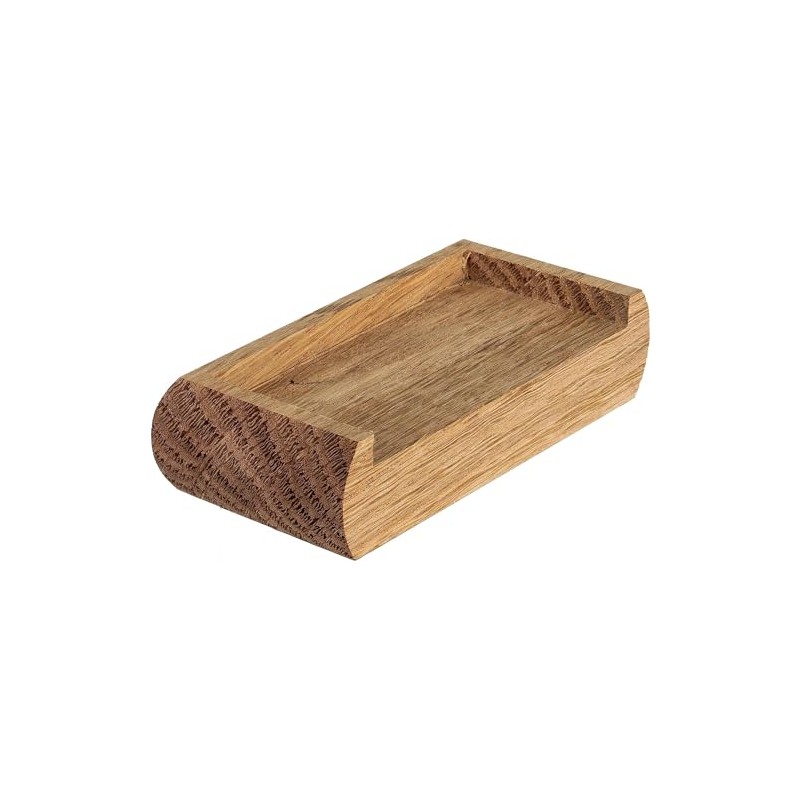 Blueprint Joinery Cambridge Oak Flat Newel Cap 102x50x27mm, Half Stair
