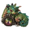 Nemesis Now Dragon's Reward Set of 4 5.5cm Figurines, Resin,