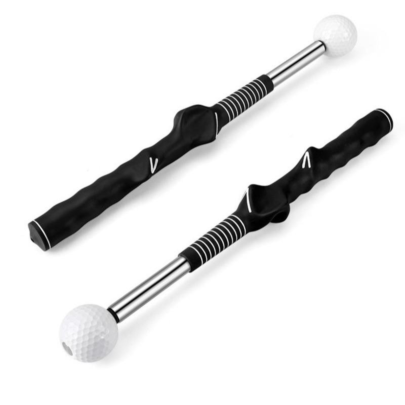 Golf Swing Practice Stick, Telescopic Golf Training Aid with Non-slip