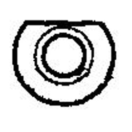 Porcelain Handle (3 Pieces) Fits Delta 3-Handle Shower Faucet, Oil Rubbed Bronze Finish - by PlumbUSA 32337bobx3