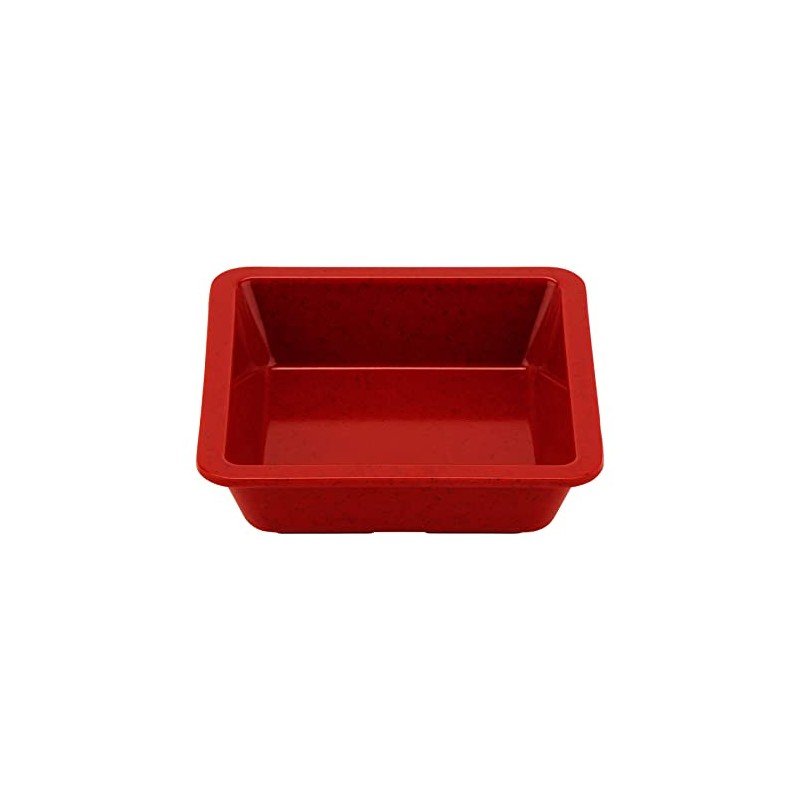 G.E.T. Enterprises ML-122-RSP Red Sensation 6 oz. Square Side Dish