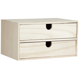Artemio 14002157 Wooden Drawer Cabinet, Beige, 24 x 16 x 13.3 cm