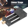 Linear Stage, Rustproof Aluminium Alloy Manual Sliding Table 40x70mm for