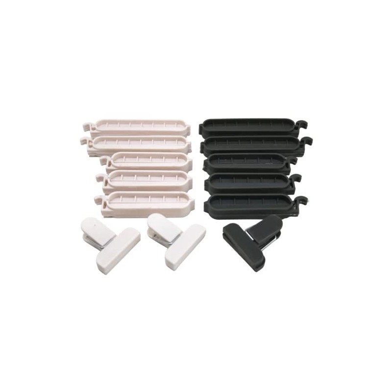 13 x fiXte Assorted Size Food Bag Sealing Clips Sturdy