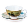 McIntosh MC0196 Claude Monet Poppies Tea Cup & Saucer, Multicolored