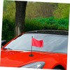 CAXUSD 2pcs Magnetic Car Flagpole Holder Durable Suction Cup Flag