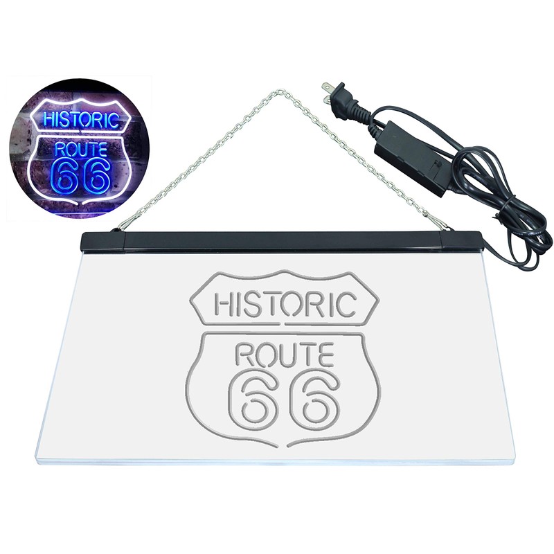 Route 66 Historic US The Mother Road Deocration Dual Color