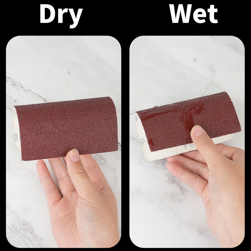 1/4 Sheet Sandpaper 5.5" x 4.5" Hook and Loop Sanding