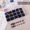 Nylon Plastic Spacers, Black Nylon BS Round Spacer Washer Assortment