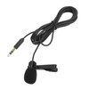 3.5mm Lavalier Lapel Microphone Clip on Hands Free Microphone for