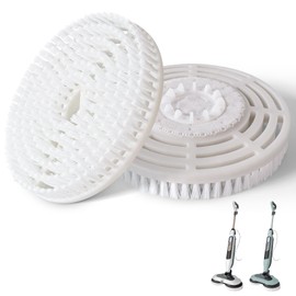 Nicemiya 2 Pack Upgraded Steam Mop Brush Pads for Shark Steam & Scrub Mop