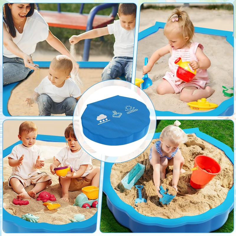 Sandpit Cover, Sand Shell Cover, 100 x 15 cm, Shell