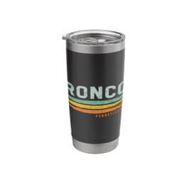 Vintage Stripes Ronco PA Stainless Steel Insulated Tumbler
