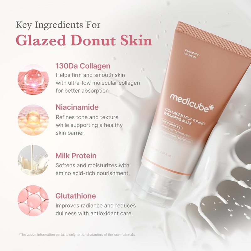 MEDICUBE [MEDICUBE]Collagen Milk Toning Wrapping Mask 75ml