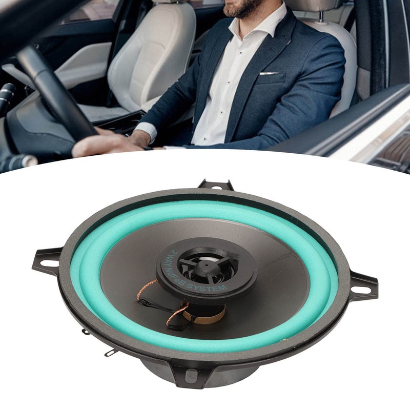 Car Coaxial Speaker Stereo, 100W, 4 Ohm, Medium Range, High