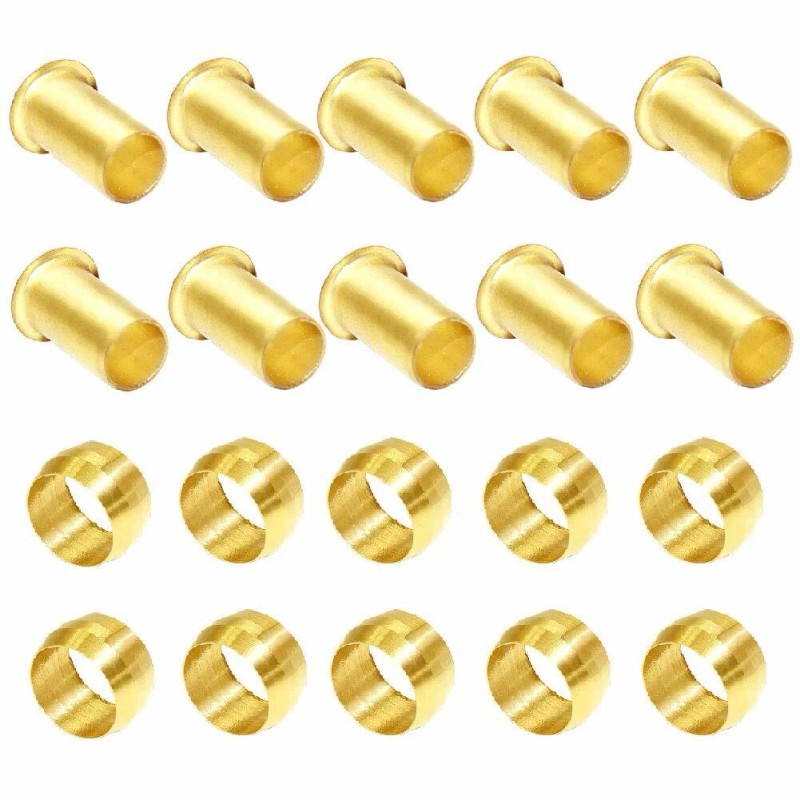 sashow 4mm OD 2.9mm ID Compression Sleeve Ferrules and Insert