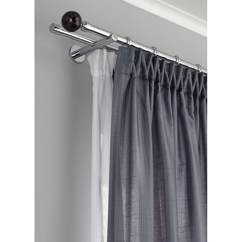 Gardinia Curtain Ring Ø 20 mm Chrom, Metal, Chrome