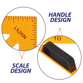 Operitacx 45° Magnetisches Lehrlineal Mit Griff Magnetisches Lineal Zeichenwerkzeug Für Whiteboard