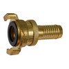 Agora-Tec Brass Quick Coupling with 3/4 Inch (19 mm) Hose