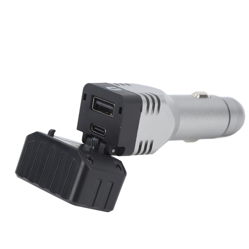 Rechargeable Car Charger Flashlight Dual-Head Super Bright Mini Handheld Emergency