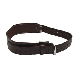 Zeluga 20-176 3in. Heavy Duty Ranger Style Leather Work Belt, Brown