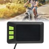 Electric Bike LCD Display Meter ABS 22.5mm 24V 36V 48V