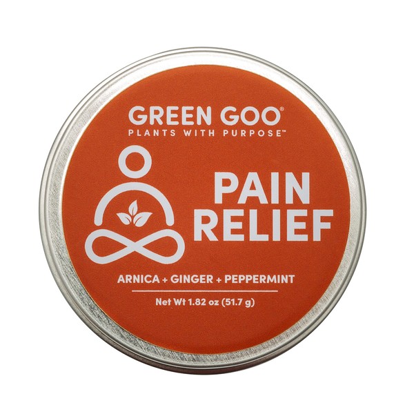Green Goo Natural Skin Care Salve, Pain Relief with Arnica,1.82 Ounce Large Tin