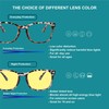 WINTOO Blue Light Blocking Glasses | Computer Reading/Gaming/TV/Phones Glasses for