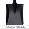 Square Shovel, Shovels for Digging with D-Handle, Overall 41-Inch Long