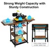 PUNCIA 3 Tier Movable Heat Press Table with Vinyl Roll