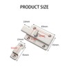 Helonge Slide Latch Lock, 3 Pcs 3 inches Sliding Door