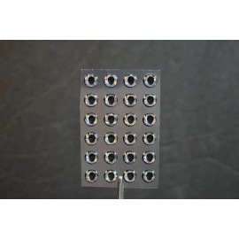 does not apply 24, BLACK CIRCLE SILVER 4mm or 5/32"  3D Soft Molded Eyes Fly Tying