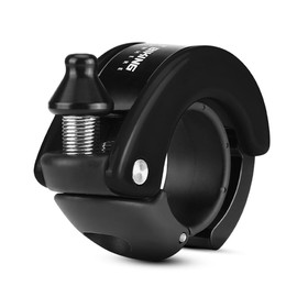 LESOVI Hidden Bike Bell, MTB Bicycle Bells for Adults or Kids, 100dB Loud Crisp Clear, Mountain Bike, e Scooter, Walker - for 22.2mm/0.78in Handlebars (Black 0.87"/22.22mm)