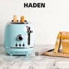 Haden Heritage 2 Slice Wide Slot Stainless Steel Toaster with