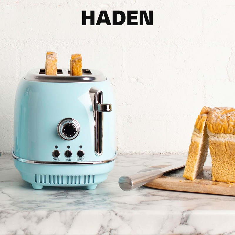 Haden Heritage 2 Slice Wide Slot Stainless Steel Toaster with
