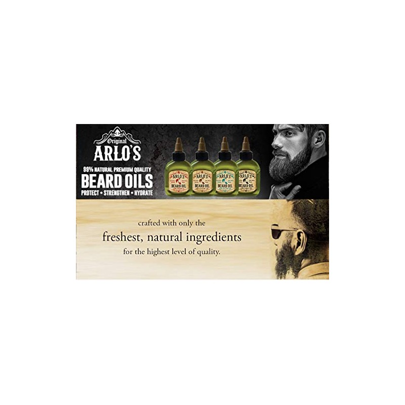 Arlo's Aceite para barba - Elimina la picazón 2.5 onzas