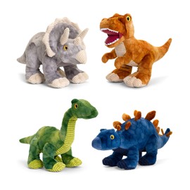 Keel Toys SE6579 26cm Keeleco Dinosaurs 100% Recycled 100% Huggable ASSORTED ONE SUPPLIED AT RANDOM