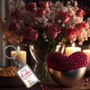 Duck Keyring with Saying Viel Liebe für dich Valentines Gift