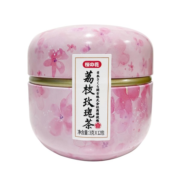 Lychee Rose Tea in Tea Tin with 12 Teabags
