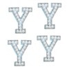 sourcing map 10 Pcs Iron on Letter Patches, Letter Y