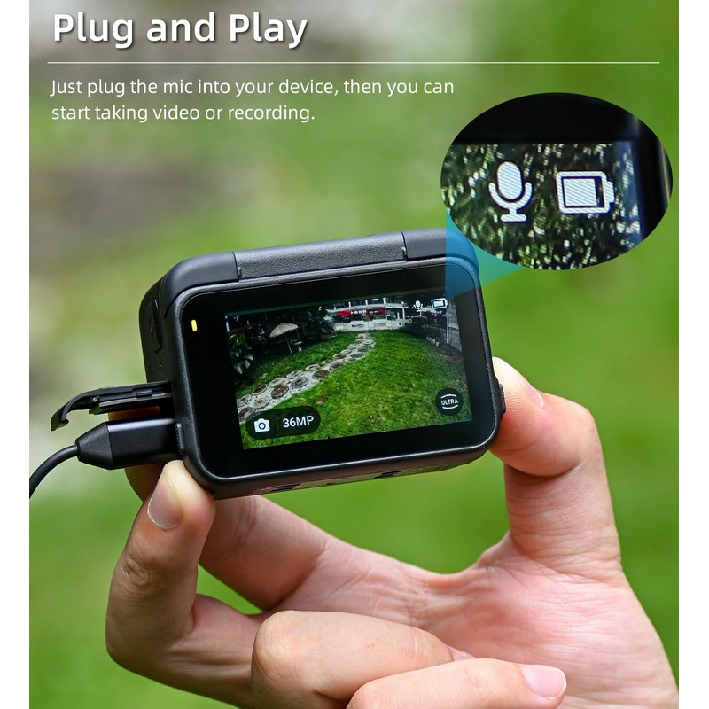 Lavalier Microphone for Insta360 Ace/Ace Pro/Ace Pro 2