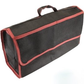 Large Boot Bag Tool Bag Red Black with Velcro 48 x 15.5 x 25.5 cm