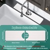 GeeRic 16.8” Rectangle Sink Splash Guard Mat, Stone Absorbent Faucet