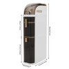 WUSILILU 3 Drawers Bathroom Floor Organizer Cabinet,Free Standing Cabinet w/4