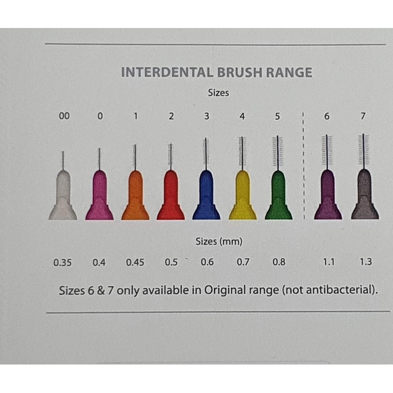 Stoddard Icon Red Standard Interdental Brush - 8 Bush Plus