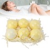 6pcs Bath Salt Ball Moisturizing Colorful Kid Friendly Mild Lemon
