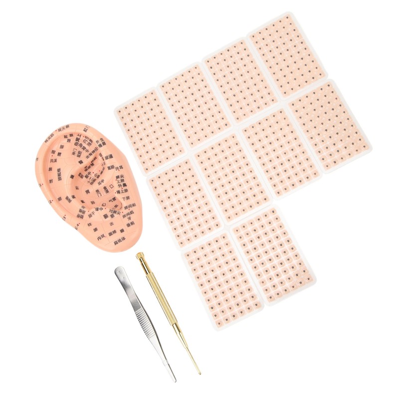 600Pcs Acupressure Ear Beads Massage Acupoint Pressure Stimulation Paste Ear
