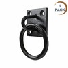 SUL Heavy Duty Ring on Plate with Black Coating, Horse